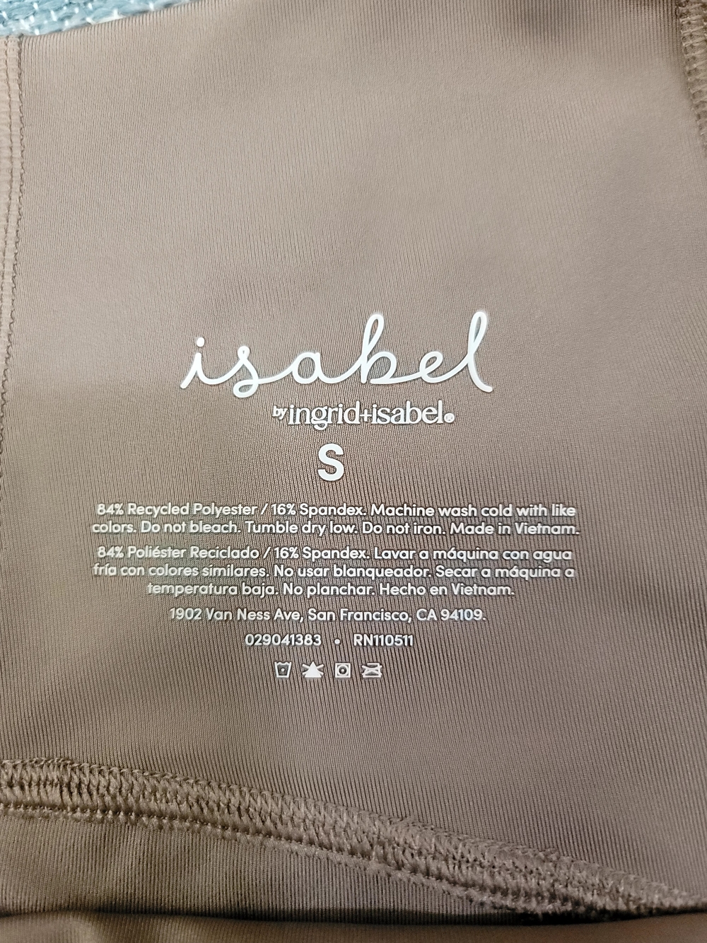 Ingrid & Isabel Taupe High-Waist Pocket Leggings - Picture 5 of 5
